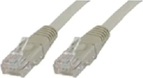 MicroConnect Patchkabel, Cat6, U/UTP, RJ-45/RJ-45, 0.4m, grau