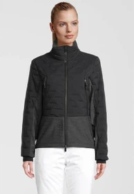 zerorh+ 5 Elements Hybrid Bomber Funktionsjacke black/dark grey melange (Damen)