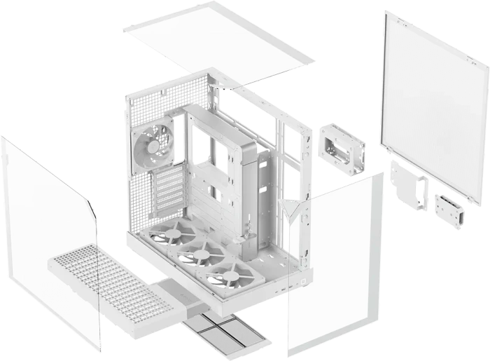 APNX V2 White, Glasfenster