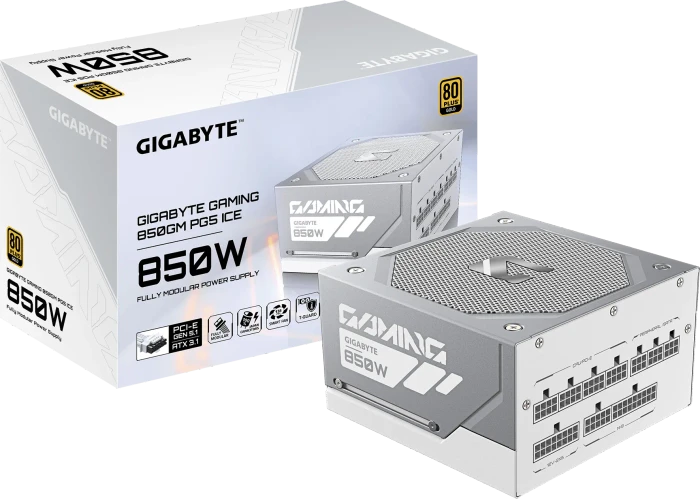 GIGABYTE Gaming 850GM PG5 ICE 850W, ATX 3.1, UK-Version