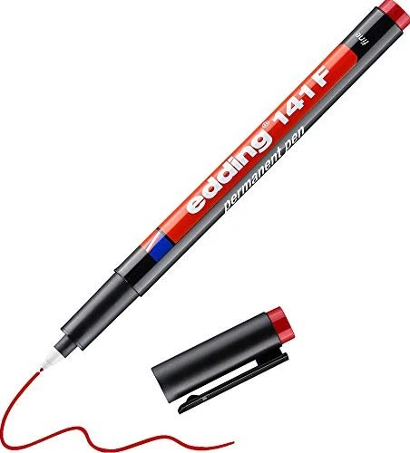 edding 141 F Folienschreiber rot