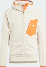 adidas Terrex Xperior Medium Fleece Funktionsjacke wonder beige/semi impact orange (Herren)