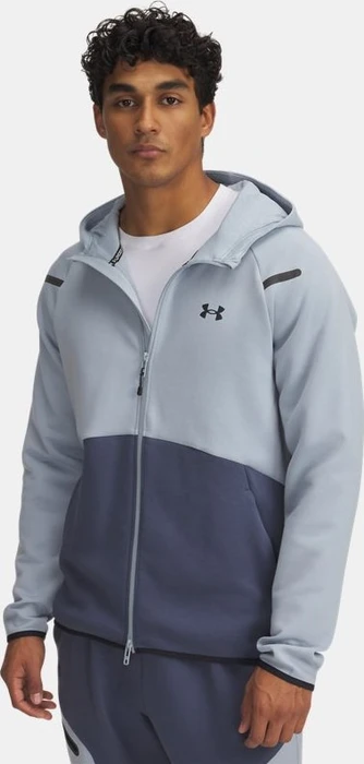 Under Armour Unstoppable Zip Hoodie harbor blue/downpour gray/black (Herren)
