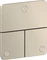 Hansgrohe Axor ShowerSelect ID softsquare Kontrollfeld Ventil für 3 Verbraucher brushed nickel Vorschaubild