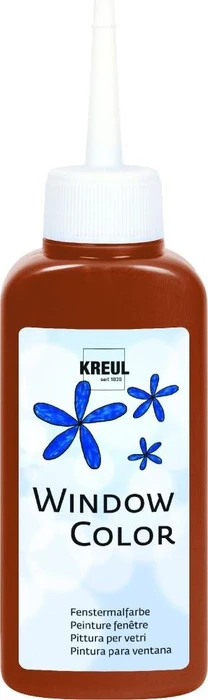 Kreul Window Color Glasmalfarbe, hellbraun, 80ml