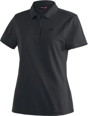Maier Sports Ulrike Poloshirt kurzarm schwarz (Damen)