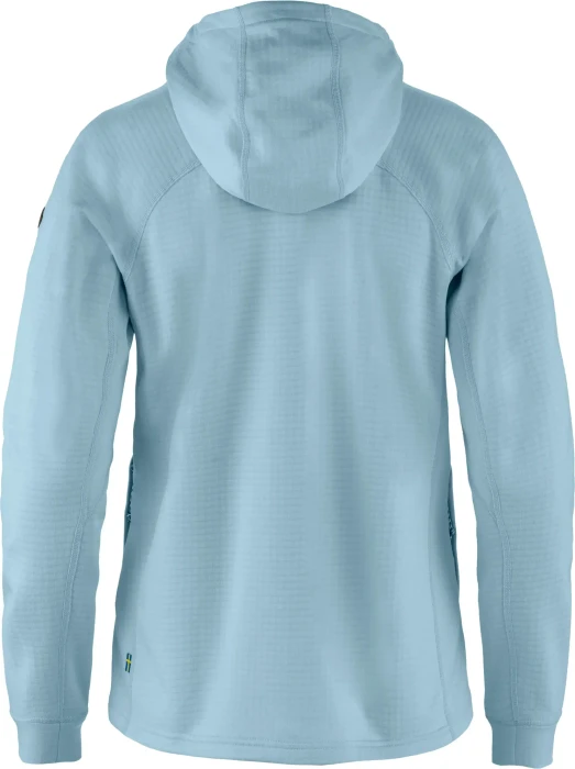 Fjällräven Abisko Grid Fleece Hoodie Funktionsjacke breeze blue (Damen)