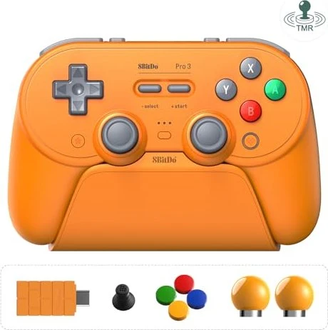 8BitDo Pro 3 Gamepad orange (Switch 2/Switch/PC/MAC/SteamOS/iOS/Android)