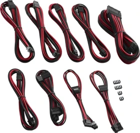 CableMod PRO ModMesh C-Series Cable Kit, AXi, HXi, RM, schwarz/rot (CM-PCSI-FKIT-NKKR-R)