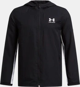 Under Armour Rival Woven Jacke schwarz/weiß (Junior)