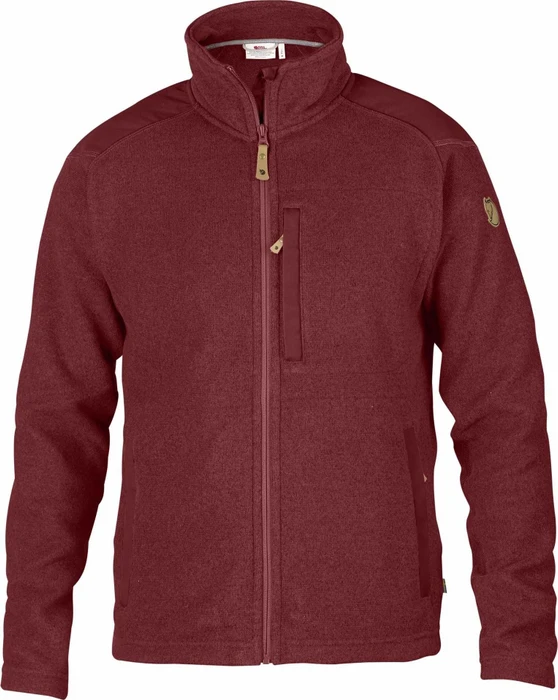 Fjällräven Buck Fleece Jacke red oak (Herren)