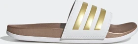adidas Comfort Adilette cloud white/matte gold (Damen)