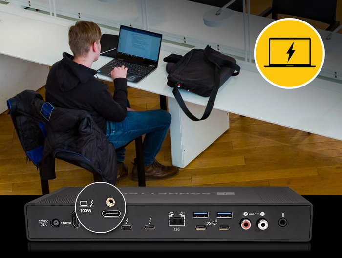 Sonnet Echo 20 Thunderbolt 4 SuperDock, Thunderbolt 4 [Buchse]
