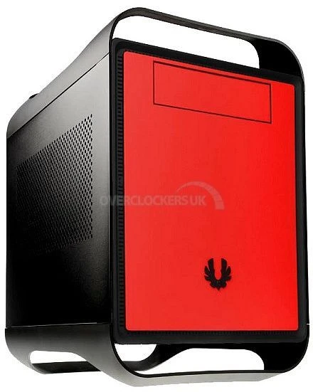 BitFenix Prodigy Ashes schwarz/rot, Mini-ITX