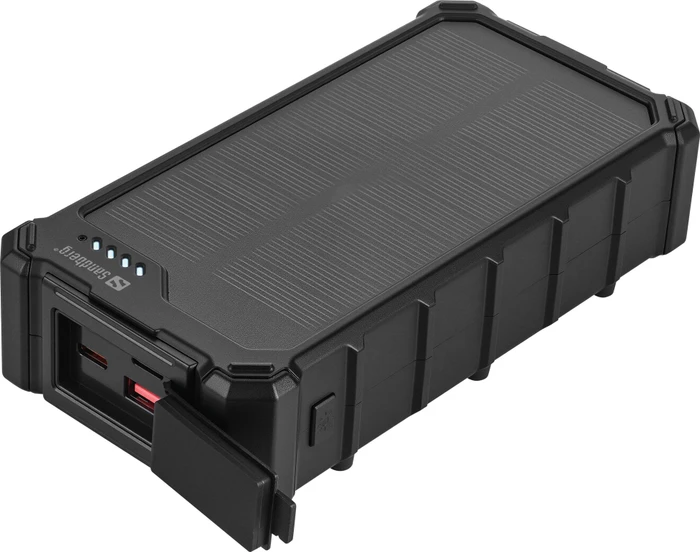 Sandberg Solar Powerbank CampLED 20000 schwarz
