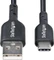 StarTech USB 2.0 Kabel, USB-C 2.0 auf USB-A 2.0, 3A Schnellladekabel, TPE-Mantel, schwarz, 4m Vorschaubild
