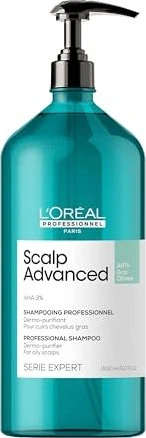 L'Oréal Expert Scalp Advanced Anti-Oiliness Dermo-Purifier Shampoo, 1.5l