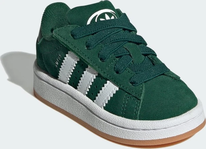 adidas Campus 00s Comfort Closure Elastic Lace dark green/cloud white/gum (Junior)