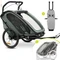 Hauck Bike N Walk Duo Fahrradanhänger dark green Vorschaubild