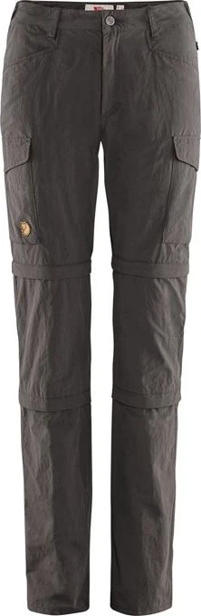 Fjällräven Travellers MT 3-Stage Trousers Zip-Off Hose lang dunkelgrau (Damen)