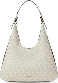 Michael Kors Nolita Large mit Signature-Logomuster Schultertasche vanilla/acorn