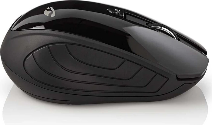 Nedis wireless Mouse, schwarz, USB