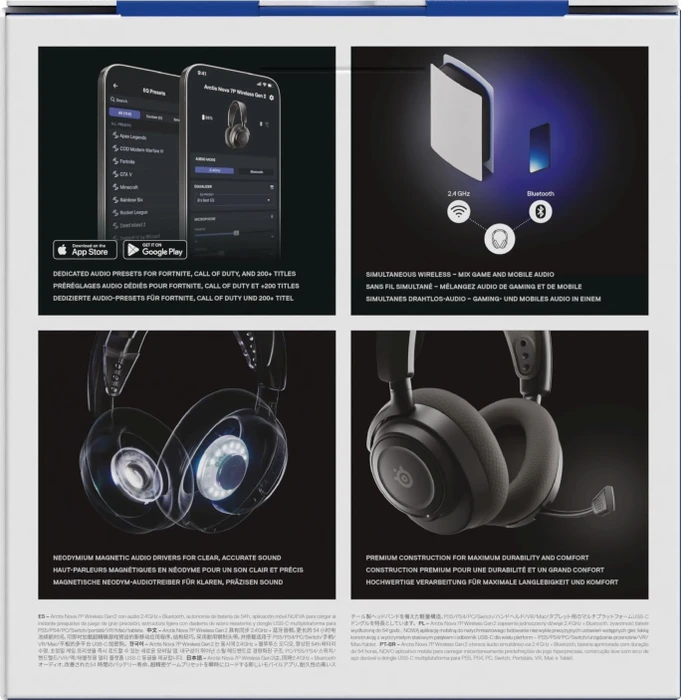 SteelSeries Arctis Nova 7P Wireless Gen 2 schwarz