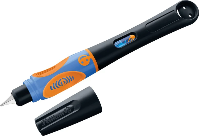 Pelikan griffix 4 neon black, linke Hand, Blister