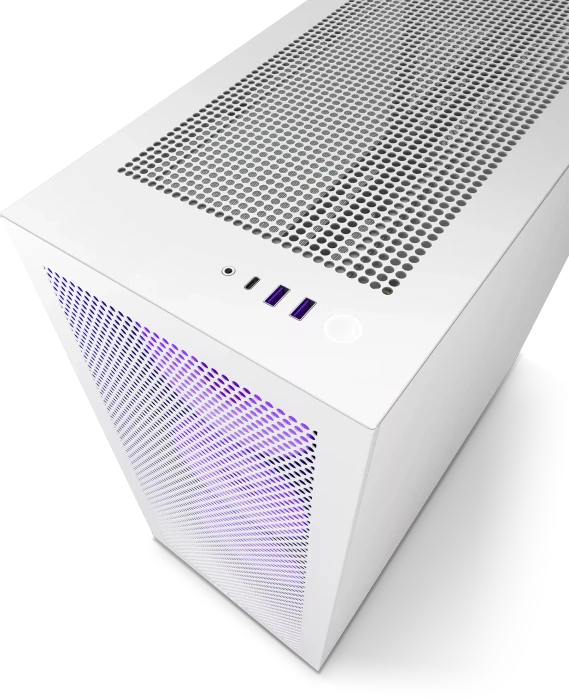 NZXT H7 Flow RGB White, weiß, Glasfenster