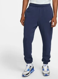 Nike Sportswear Club Fleece Trainingshose lang midnight navy/white (Herren)