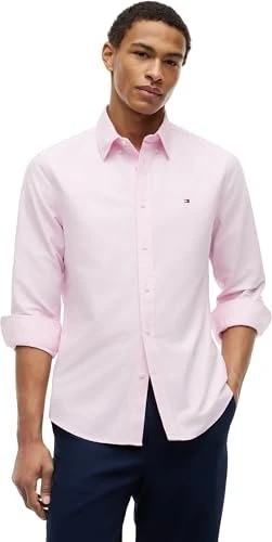 Tommy Hilfiger Regular Fit Oxford Flag-Stickerei Hemd langarm (Herren)