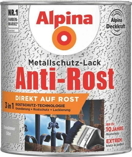 Alpina Farben Metallschutz-Lack Eisenglimmer