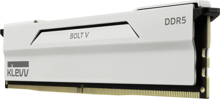 Klevv Bolt V Pure White UDIMM 32GB Kit, DDR5-6000, CL28-36-36-76