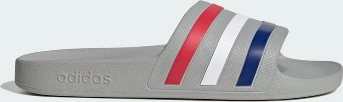 adidas Aqua Adilette grey two/mystery ink/pure ruby
