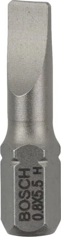 Bosch Professional Extra Hart Schlitz Bit 1/4", 5.5x25mm, 25 Stück
