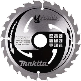 Makita M-Force Kreissägeblatt 24Z, 185x2x30mm, 1 Stück