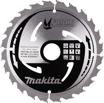 Makita M-Force Kreissägeblatt 24Z, 185x2x30mm, 1 Stück