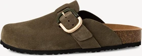 Tamaris Lederpantolette grün (Damen)