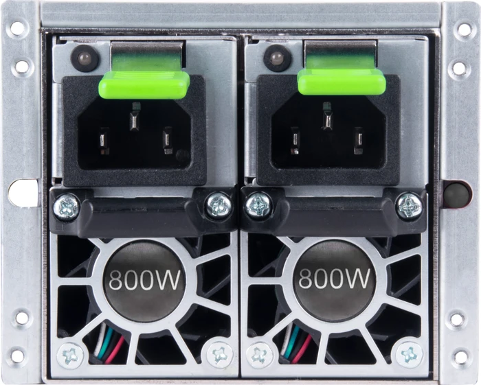 SilverStone Gemini 800C Platinum CRPS Redundant 800W, 2HE-Servernetzteil