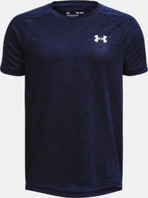 Under Armour Tech 2.0 Funktionsshirt kurzarm midnight navy/white (Junior)