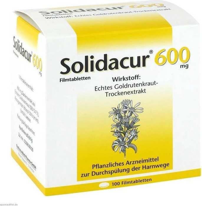 Solidacur 600mg Filmtabletten, 100 Stück