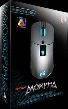 GeIL EpicGear Morpha Gaming Mouse gunmetal/schwarz, USB