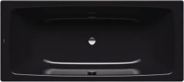 Kaldewei Cayono Duo 725 Badewanne 180x80x41cm, mit Grifflochbohrungen, schwarz