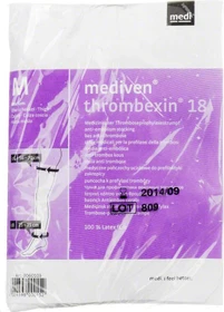 Medi Mediven Thrombexin 18 Kompression Medium Kompressionsstrümpfe weiß