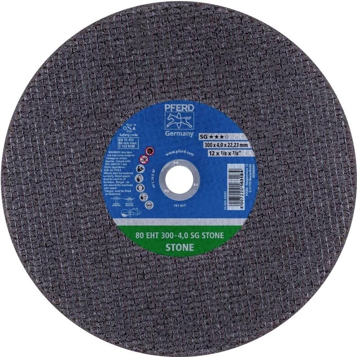 Pferd 80 EHT 300-4.0 SG STONE/22.23 Trennscheibe, 300x4x22.23mm, 20 Stück