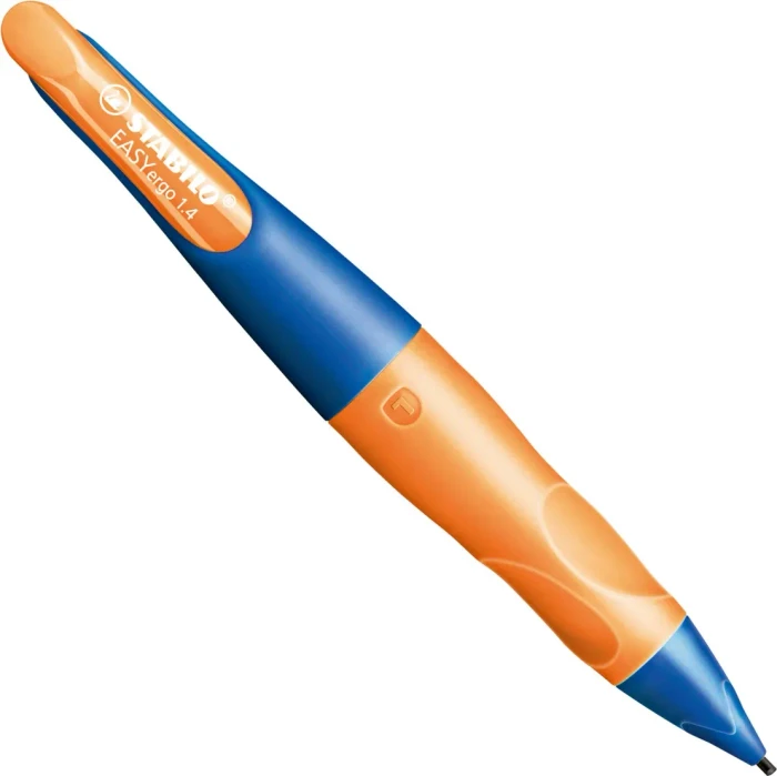 STABILO EASYergo Druckbleistift HB 1.4mm graphit, orange/blau, Linkshänder, 3 Minen