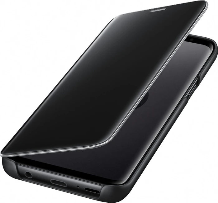 Samsung Clear View Standing Cover für Galaxy S9 schwarz