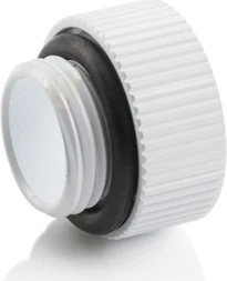 Bitspower Touchaqua Verlängerung G1/4" auf G1/4", Deluxe White, 2er-Pack