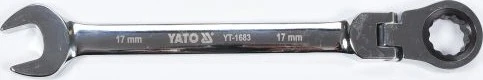 Yato YT-1674 Gelenk-Maul-Ringratschenschlüssel, 17x230mm