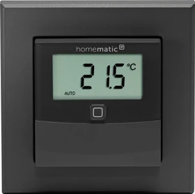 eQ-3 Homematic IP Temperatur- und Luftfeuchtigkeitssensor mit Display, anthrazit, Temperatur-/Feuchtigkeitssensor (160551A0)